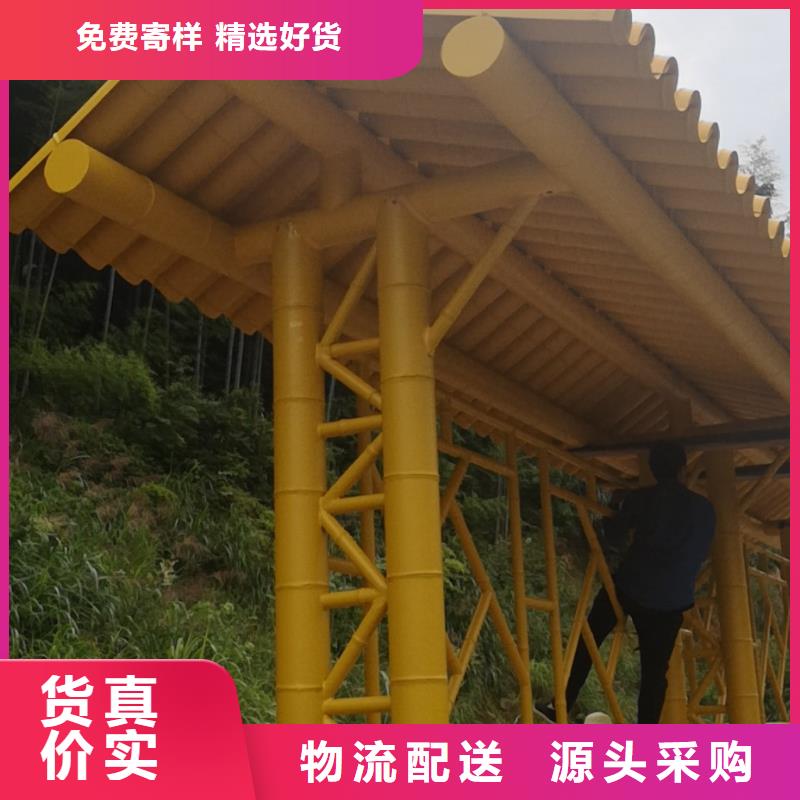 城乡公交站台应用广泛仿古公交站台